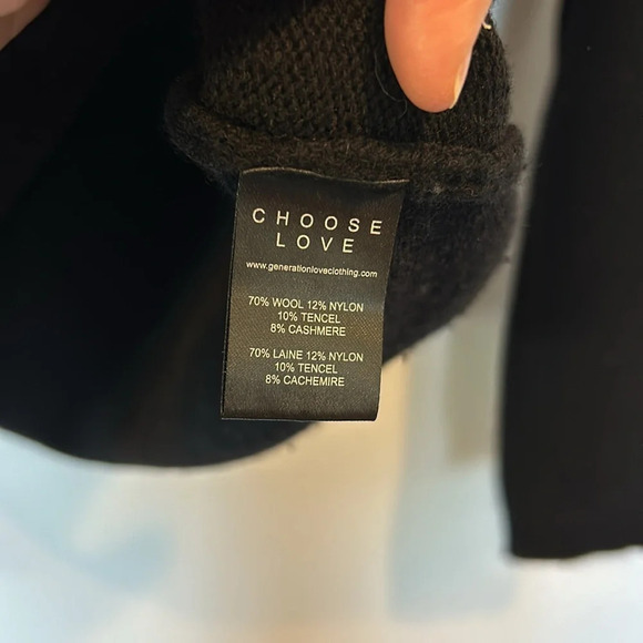 Generation Love Colorado Heart Turtleneck Sweater Pink & Black - Picture 5 of 8